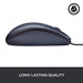 Logitech B100 Optical USB Mouse - Black