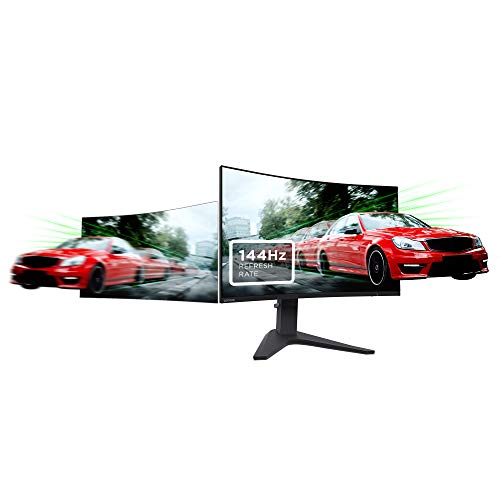 Lenovo G32qc-10 - LED monitor - curved - 31.5" (31.5" viewable) - 2560 x 1440 @ 144 Hz - VA - 350 cd/m - 3000:1 - 4 ms - HDMI, DisplayPort - black