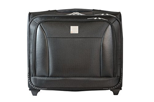 Best Value Monolith Executive Business Laptop Overnight Case Wheeled with Telescopic Handle Black Ref 3005