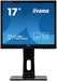 Iiyama ProLite B1780SD-B1 17" LED 5:4 Black, Height Adjustable TN, 5ms, 1 x VGA, 1 x DVI-D, Pivot, Swivel, Tilt, Speakers