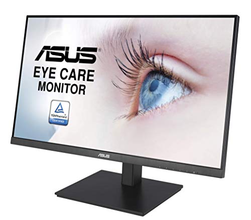 ASUS VA27DQSB - LED monitor - 27" - 1920 x 1080 Full HD (1080p) @ 75 Hz - IPS - 250 cd/m - 1000:1 - 5 ms - HDMI, VGA, DisplayPort - speakers - black