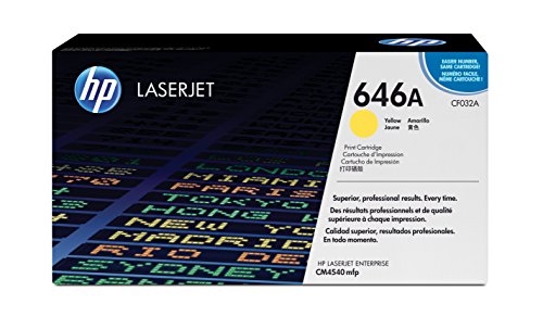 HP 646A - CF032A - 1 x Yellow - Toner cartridge - For Color LaserJet Enterprise CM4540, CM4540f, CM4540fsk, CM4540fskm