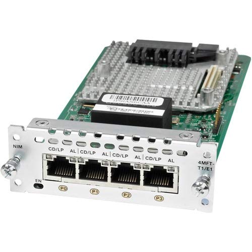 Cisco Fourth-Generation Multi-flex Trunk Voice/Clear-channel Data T1/E1 Module - Expansion module - T1/E1 x 4 - T-1/E-1 - for Cisco 4451-X