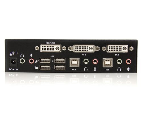 Best Value StarTech.com 2 Port DVI KVM Switch - USB DVI Dual Link - Hot-key & Audio Support - 1920x1200 KVM Switch - KVM Video Switch (SV231DVIUA)