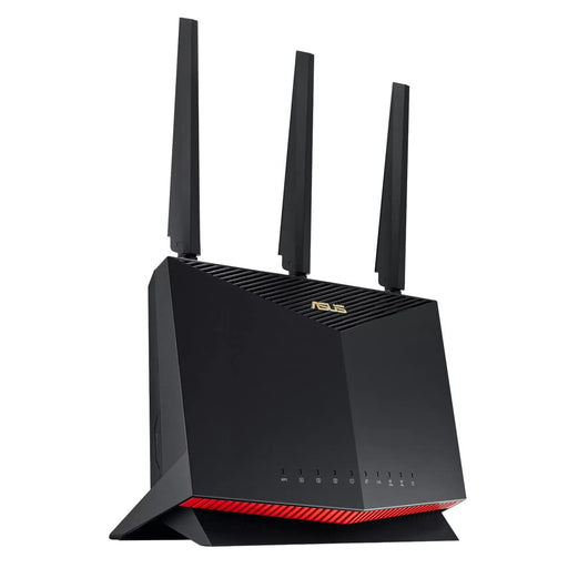 ASUS RT-AX86U Pro - Wireless router - 4-port switch - GigE, 2.5 GigE - WAN ports: 2 - 802.11a/b/g/n/ac/ax - Dual Band