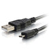 C2G USB 2.0 A to Micro B Cable - USB cable - USB (M) to Micro-USB Type B (M) - USB 2.0 OTG - 2 m - black