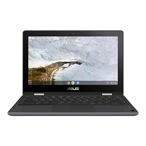 ASUS Chromebook Flip C214MA BW0283 - Flip design - Celeron N4020 / 1.1 GHz - Chrome OS - 4 GB RAM - 32 GB eMMC - 11.6" touchscreen 1366 x 768 (HD) - UHD Graphics 600 - Wi-Fi 5, Bluetooth - dark grey