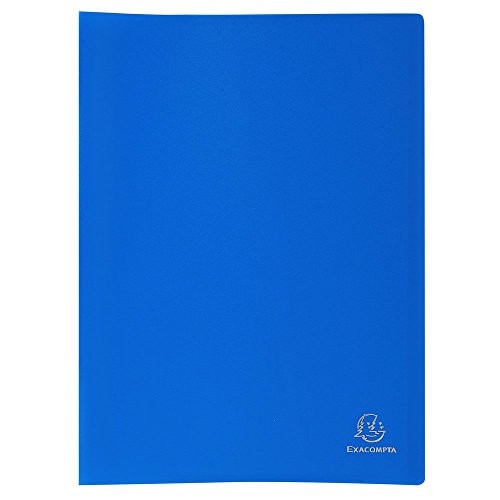 Best Value Exacompta Soft PP Display Book, A4, 20 Pockets - Blue