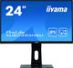 iiyama ProLite XUB2493HSU-B1 - LED monitor - 24" (23.8" viewable) - 1920 x 1080 Full HD (1080p) @ 60 Hz - IPS - 250 cd/m - 1000:1 - 4 ms - HDMI, VGA, DisplayPort - speakers - matte black