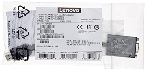 Lenovo HDMI to VGA Mon Adapt