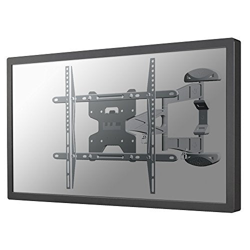 Newstar TV/Monitor Wall Mount (Full Motion) for 32"-60" Screen - Silver. Tilt and Swing (3 pivots) wall mount suitable for screens between 32" and 60" and up to 30kg max.  Depth 4 to 50cm. This model allows you to pull your screen away from the wall, and then turn it left or right, and also tilt forward to choose the ideal viewing angle to suit your needs. - Mount suitable for VESA sizes: 100x100, 200x100, 200x200, 400x400 and 600x400mm - Newstar have over 20 years experience providing high qual