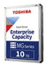 Toshiba Enterprise Capacity MG06ACAxxxx Series MG06ACA10TE - Hard drive - 10 TB - internal - 3.5" - SATA 6Gb/s - 7200 rpm - buffer: 256 MB