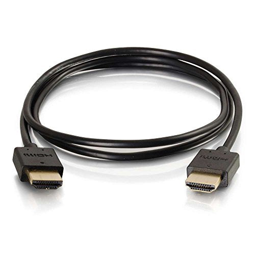 C2G 1ft 4K HDMI Cable - Ultra Flexible Cable with Low Profile Connectors - HDMI cable - HDMI male to HDMI male - 30.5 cm - double shielded - black