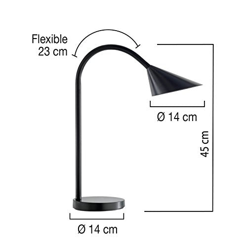 Unilux Sol LED Desk Lamp Black