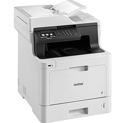 Best Value Brother MFC-L8690CDW A4 Colour Laser Printer, Wireless, PC Connected and Network, Print, Copy, Scan, Fax and 2 Sided Printing