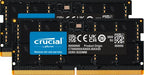 Crucial - DDR5 - kit - 64 GB: 2 x 32 GB - SO-DIMM 262-pin - 4800 MHz / PC5-38400 - CL40 - 1.1 V - unbuffered - non-ECC