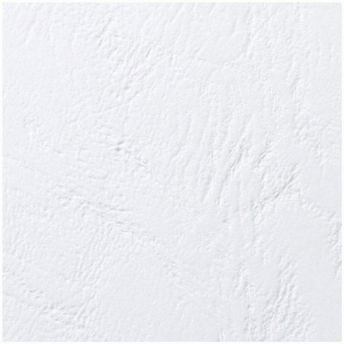 Best Value GBC LeatherGrain Leather Grain Cover Plates, Size A4 (250g / m2, White, Pack of 100)