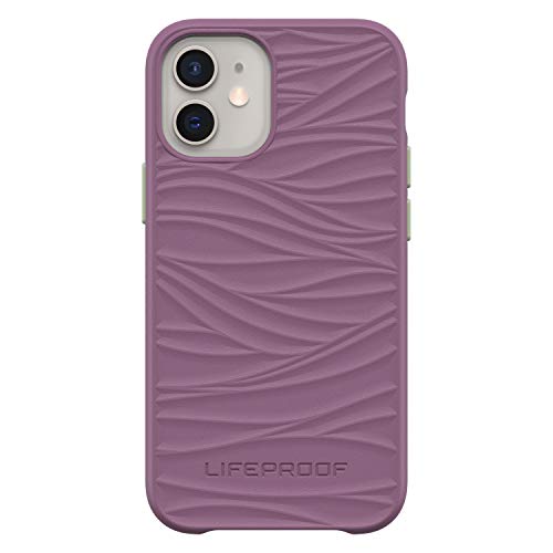 LifeProof WAKE - Back cover for mobile phone - ocean-based recycled plastic - mellow wave pattern, sea urchin - for Apple iPhone 12 mini