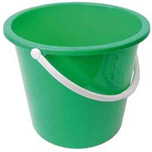 Best Value Jantex CD806 Round Plastic Buckets, Green