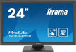 iiyama ProLite T2453MIS-B1 - LED monitor - 24" (23.6" viewable) - touchscreen - 1920 x 1080 Full HD (1080p) @ 60 Hz - VA - 250 cd/m² - 3000:1 - 4 ms - HDMI, VGA, DisplayPort - speakers - matte black