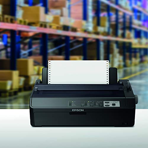 Epson FX 890II - Printer - B/W - dot-matrix - Roll (21.6 cm), JIS B4, 254 mm (width) - 240 x 144 dpi - 9 pin - up to 738 char/sec - parallel, USB 2.0