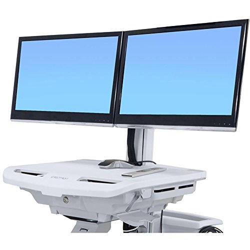 Ergotron SV Dual Monitor Kit - Stand for 2 LCD displays (adjustable arm) - screen size: 24" - cart mountable