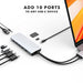 Hyper VIPER 10-in-2 USB-C Hub Silver