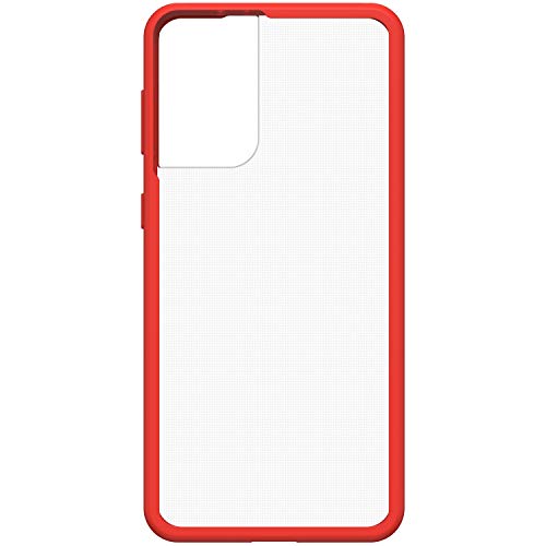 OtterBox React Samsung Galaxy S21+ 5G Power Red - clear/red