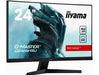 iiyama G-MASTER Red Eagle G2466HSU-B1 - LED monitor - curved - 24" (23.6" viewable) - 1920 x 1080 Full HD (1080p) @ 165 Hz - VA - 250 cd/m² - 3000:1 - 1 ms - 2xHDMI, DisplayPort - speakers - matte black