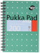 Best Value Pukka Pad 836877 Jotta Notebook Wirebound Perforated Ruled 200pp 80gsm A6 Ref JM036 [Pack of 3],Green