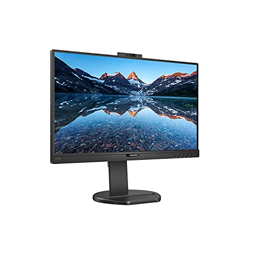 Philips B Line 243B9H - LED monitor - 24" (23.8" viewable) - 1920 x 1080 Full HD (1080p) @ 75 Hz - IPS - 250 cd/m? - 1000:1 - 4 ms - HDMI, VGA, DisplayPort, USB-C - speakers - black texture