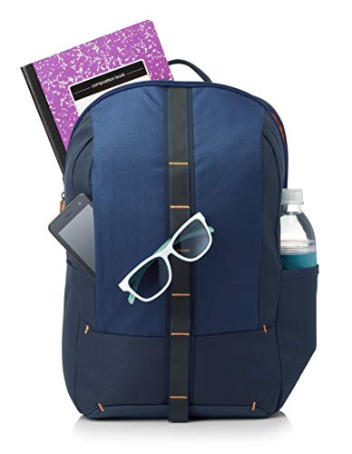 HP Commuter - Notebook carrying backpack - 15.6" - blue - for OMEN by HP 15, HP 14, 14s, 15, 15s, Chromebook 14, 14a, 15, Chromebook x2, x360, ENVY 13, ENVY x360 13, Pavilion 13, 14, 15, Pavilion Gaming 15, Pavilion x360 13, 14, 15, Spectre Folio 13, Spectre x360 13, 14, 15, Stream 11, 14, x360 13, 14, 15