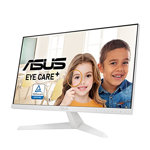 ASUS VY249HE-W - LED monitor - 24" - 1920 x 1080 Full HD (1080p) @ 75 Hz - IPS - 250 cd/mï¿½ - 1000:1 - 1 ms - HDMI, VGA - white