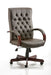 Chesterfield Executive Chair Brown Leather