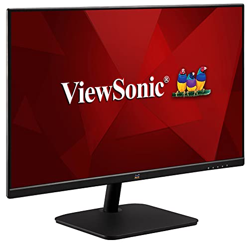 Viewsonic VA2432-MHD - LED monitor - 24" (23.8" viewable) - 1920 x 1080 Full HD (1080p) @ 75 Hz - IPS - 250 cd/m? - 1000:1 - 4 ms - HDMI, VGA, DisplayPort - speakers