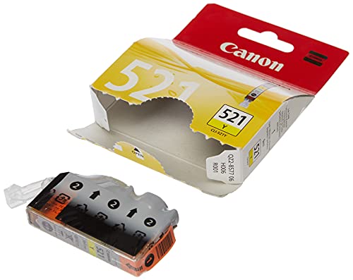 Canon CLI-521 Y - 2936B008 - 1 x Yellow - Blister with security - Ink tank - For PIXMA iP3600,iP4700,MP540,MP550,MP560,MP620,MP630,MP640,MP980,MP990,MX860,MX870