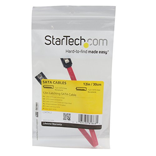 StarTech 12in Latching SATA Cable