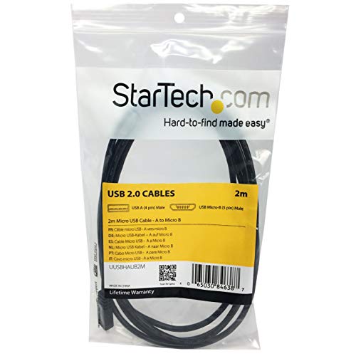 StarTech 2m Micro USB Cable A to Micro B