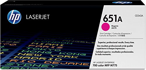 HP 651A - CE343A - 1 x Magenta - Toner cartridge - For LaserJet Enterprise 700 MFP M775dn, 700 MFP M775f, 700 MFP M775z, 700 MFP M775z+