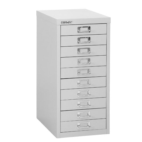 Qube by Bisley Multidrawer Unit 29/10 NL Goose Grey BS0013