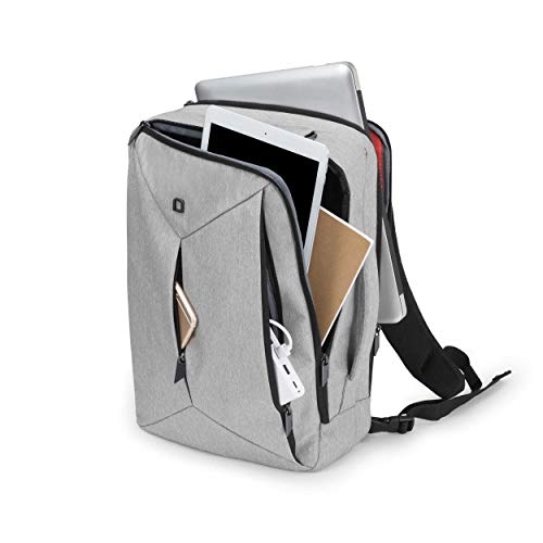 DICOTA Dual EDGE - Notebook carrying backpack - 13" - 15.6" - light grey