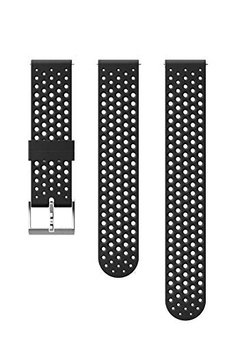 Suunto Athletic 1 - Strap for smart watch - Small/Medium size - black, steel - for Suunto 3 Fitness