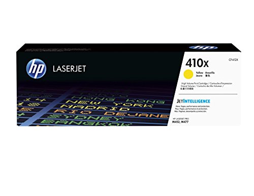 HP 410X - High Yield - yellow - original - LaserJet - toner cartridge (CF412X) - for Color LaserJet Pro M452, MFP M377, MFP M477