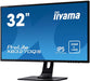 iiyama ProLite XB3270QS-B1 - LED monitor - 32" (31.5" viewable) - 2560 x 1440 WQHD @ 60 Hz - IPS - 300 cd/m - 1200:1 - 4 ms - HDMI, DVI, DisplayPort - speakers - black