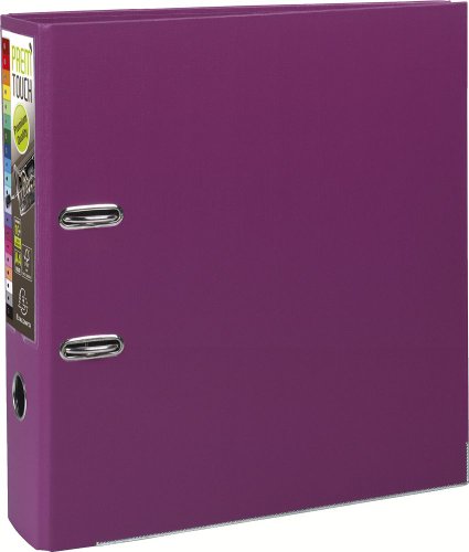 Best Value Exacompta Prem'Touch PP Lever Arch File, A4 Maxi, 80 mm Spine - Fuchsia