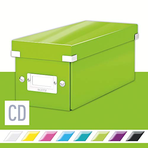 Best Value Leitz 60410054 CD Storage Box, Click and Store Range, Green