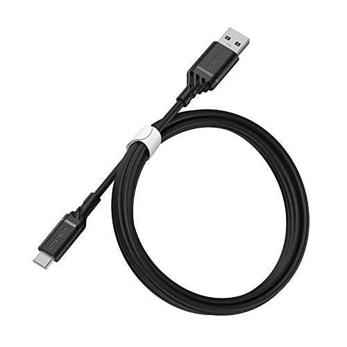 OtterBox Standard - USB cable - USB-C (M) to USB (M) - USB 2.0 - 3 A - 1 m - black