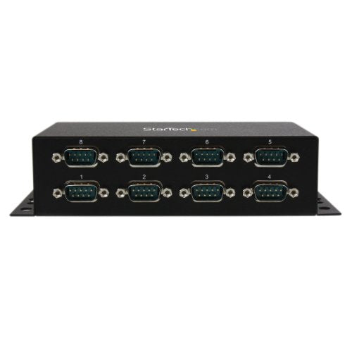 StarTech.com ICUSB2328I 8 Port USB to DB9 RS232 Serial Adapter Hub  Industrial DIN Rail and Wall Mountable