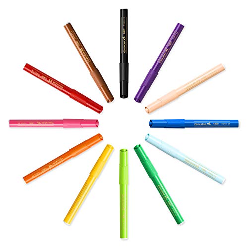 Pk18 Kids Xl Colourng Felt Pens Asst Bic