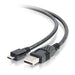 C2G USB 2.0 A to Micro B Cable - USB cable - USB (M) to Micro-USB Type B (M) - USB 2.0 - 4 m - black